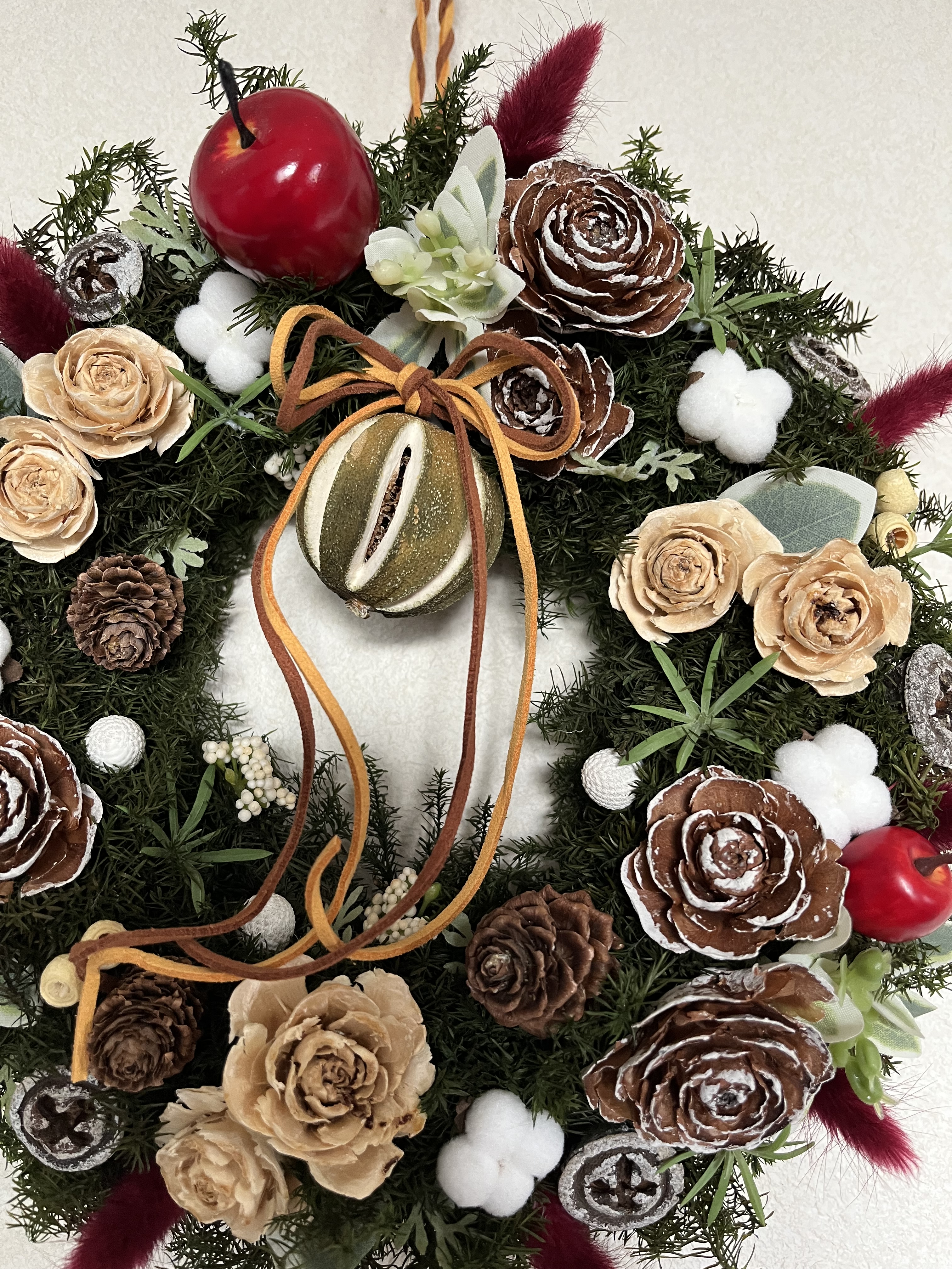 森のリース25cmφ - 画像 (5)