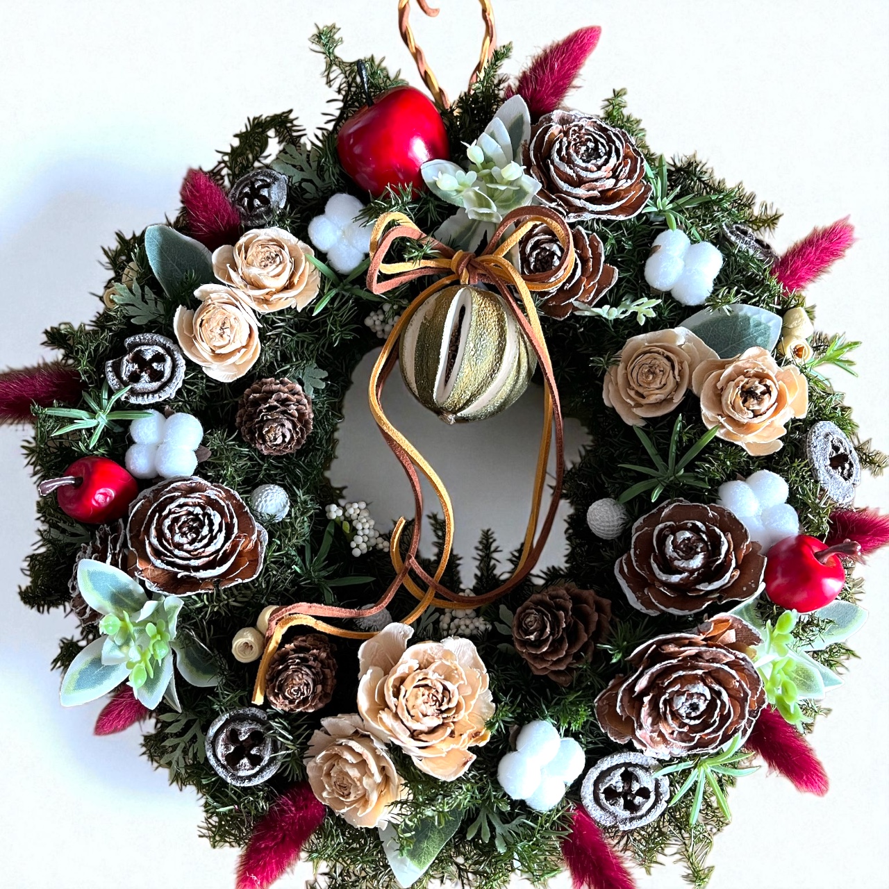 森のリース25cmφ - 画像 (3)