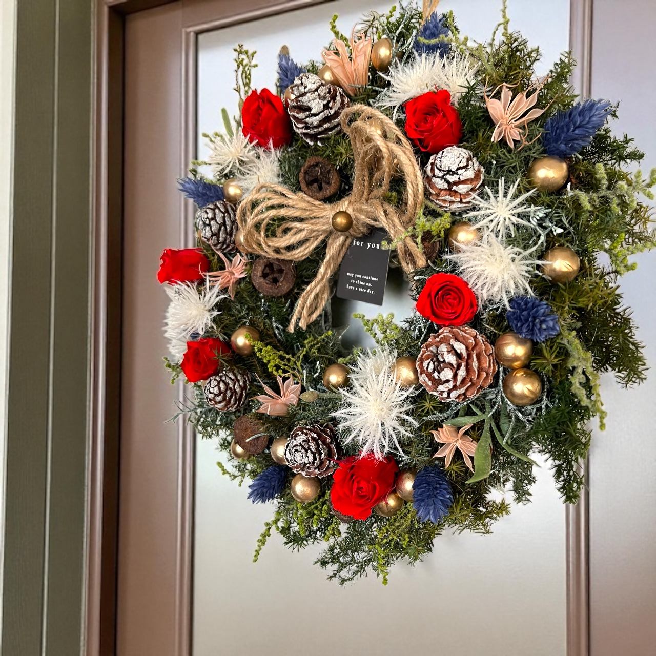 クリスマスリース(RED &BLUE) - 画像 (5)